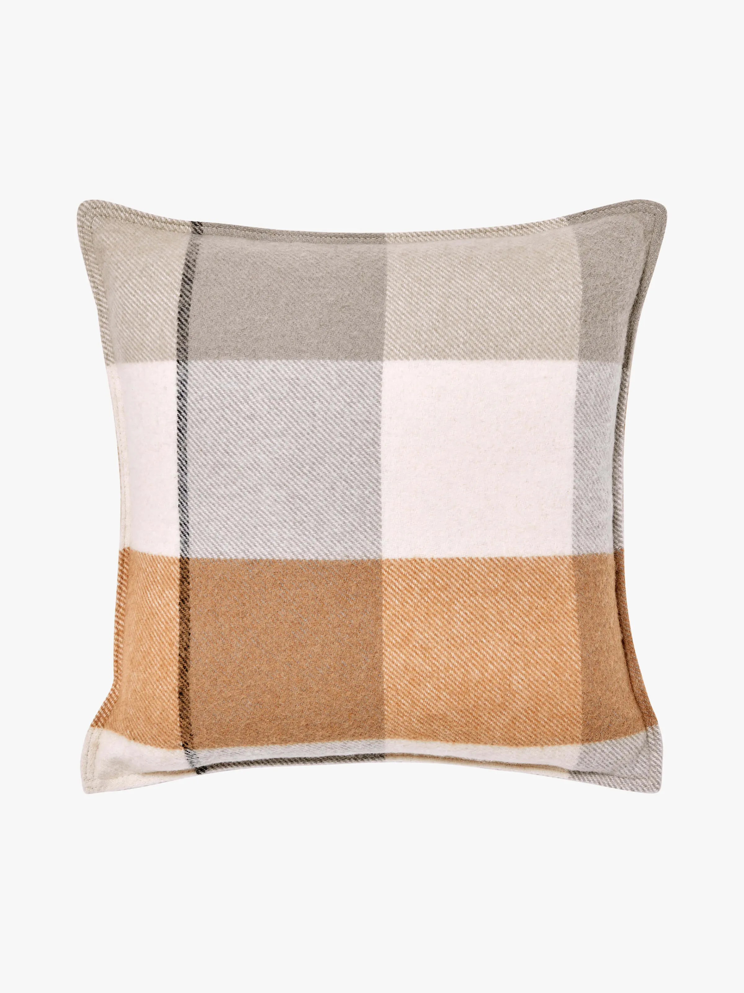 L&M Home Alby Toffee Australian Wool Cushion Best Sale