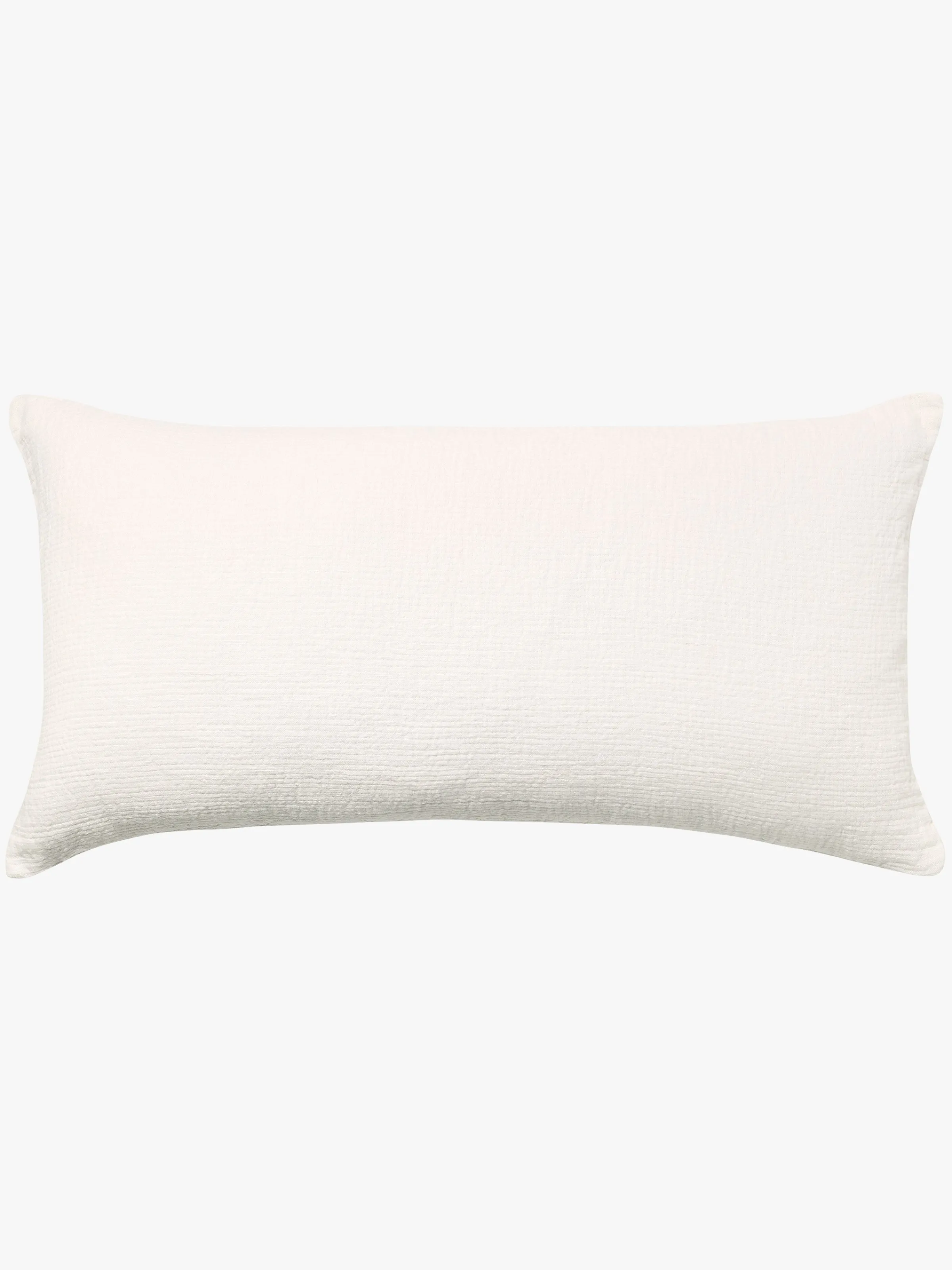 L&M Home Ava Chalk Pure Linen Lumbar Cushion Store