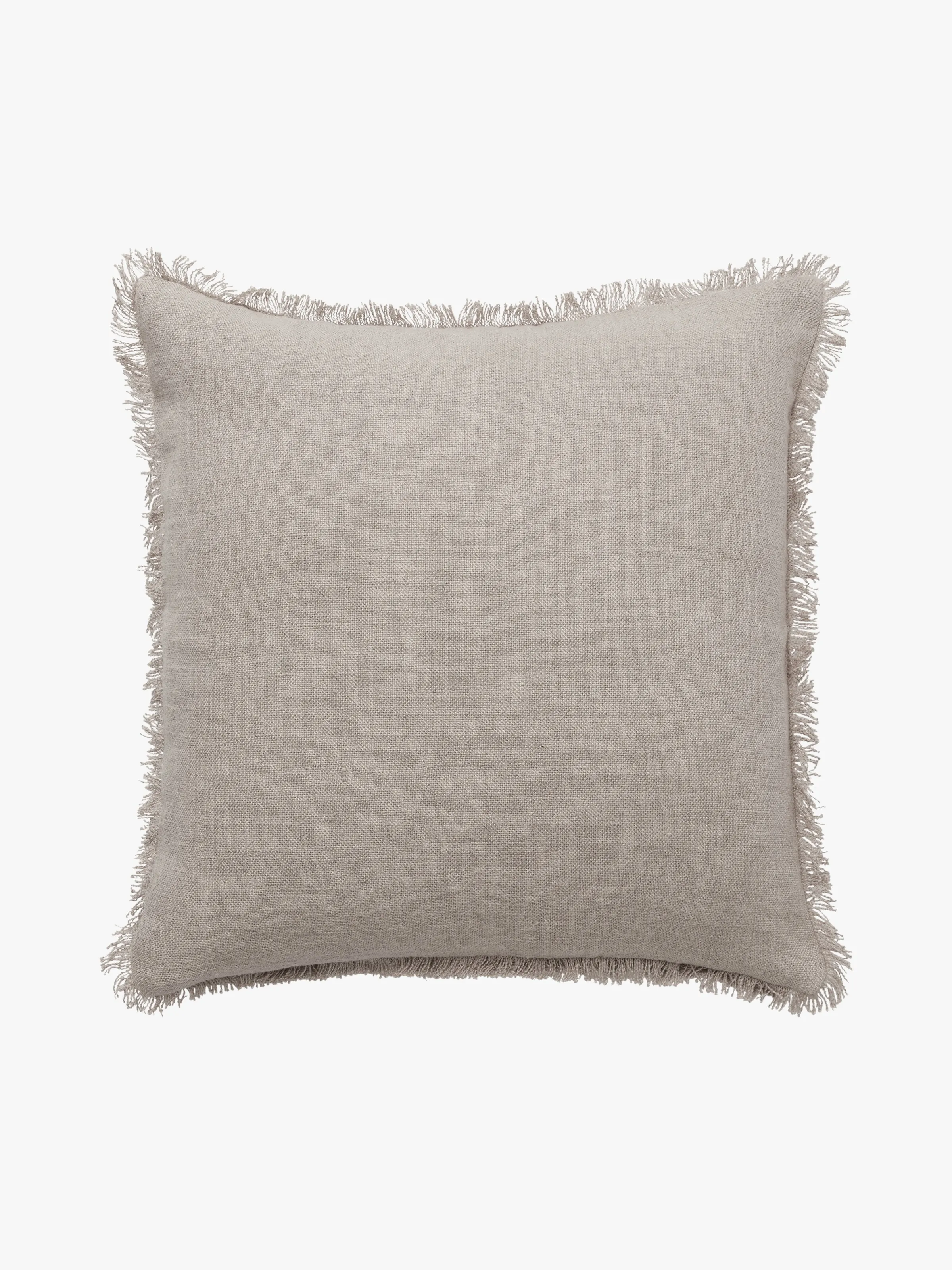 L&M Home Burton Oatmeal Heavy Linen Cushion Best