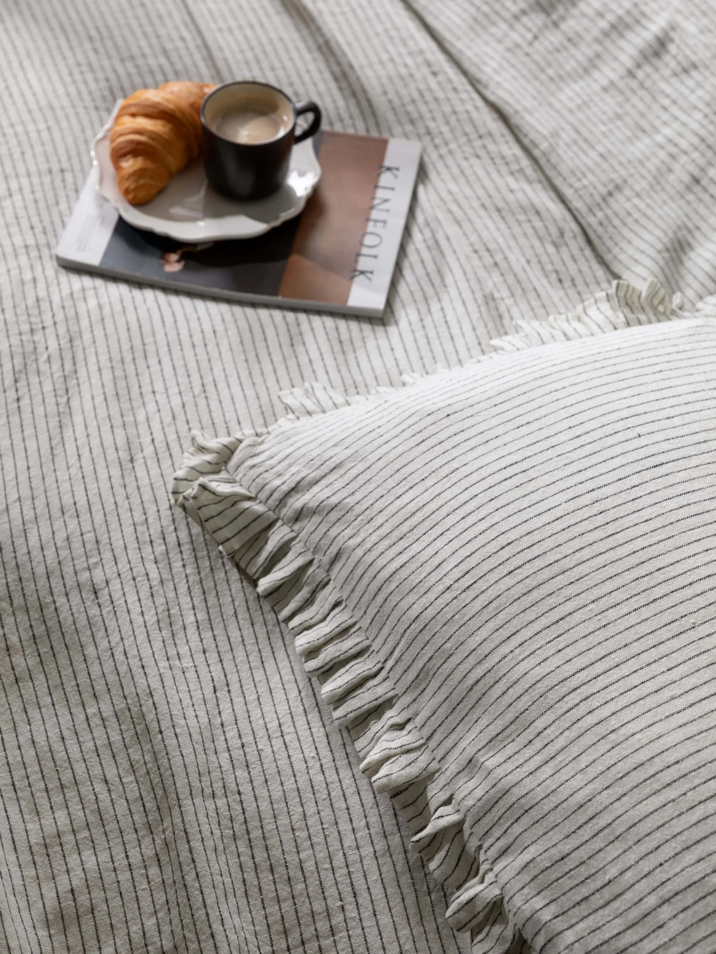 L&M Home Celine French Linen Square Cushion Flash Sale