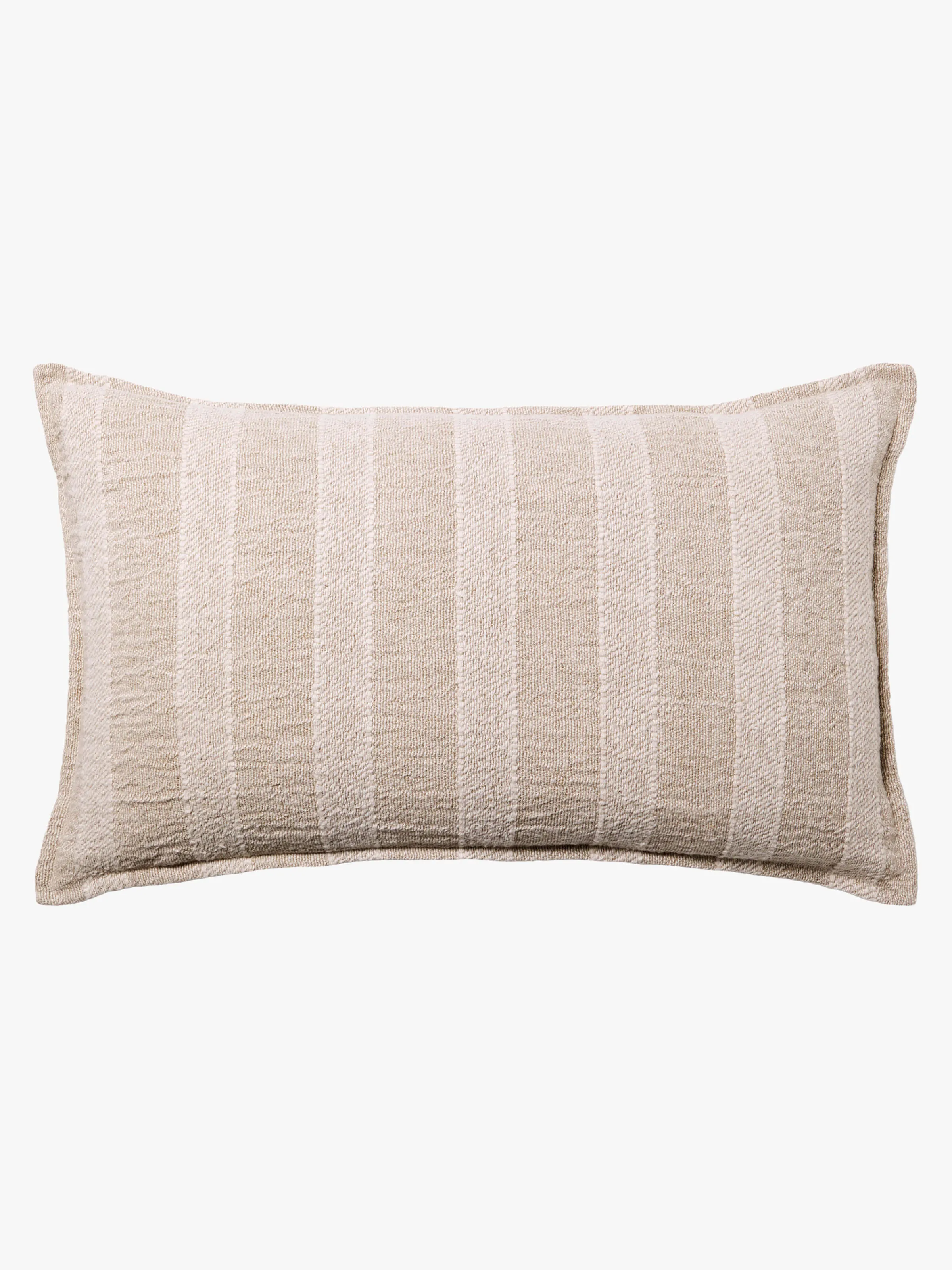 L&M Home Elio Latte Pure Cotton Rectangle Cushion Shop