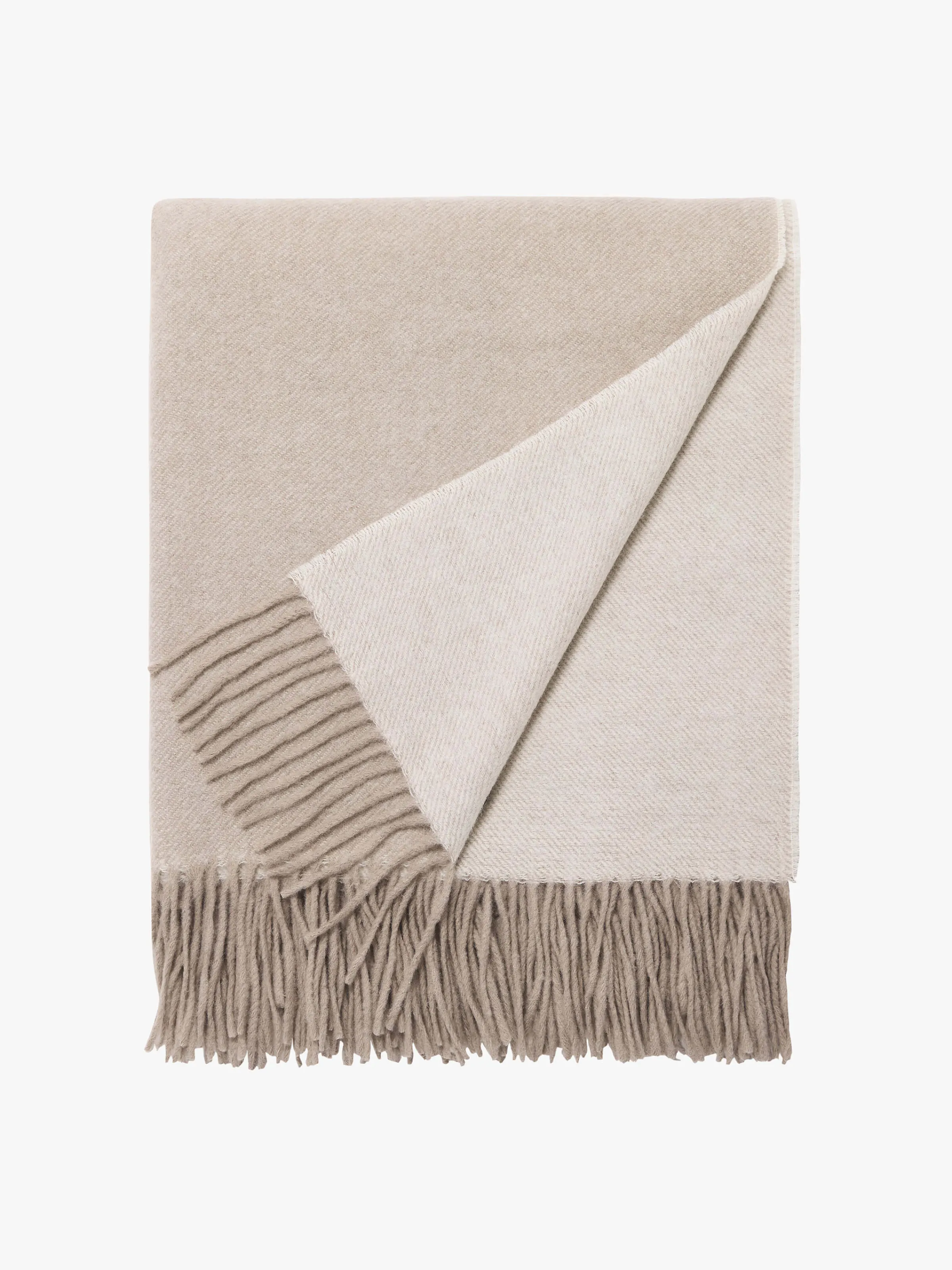 L&M Home Ellis Oatmeal Cashmere/Australian Wool Throw Online