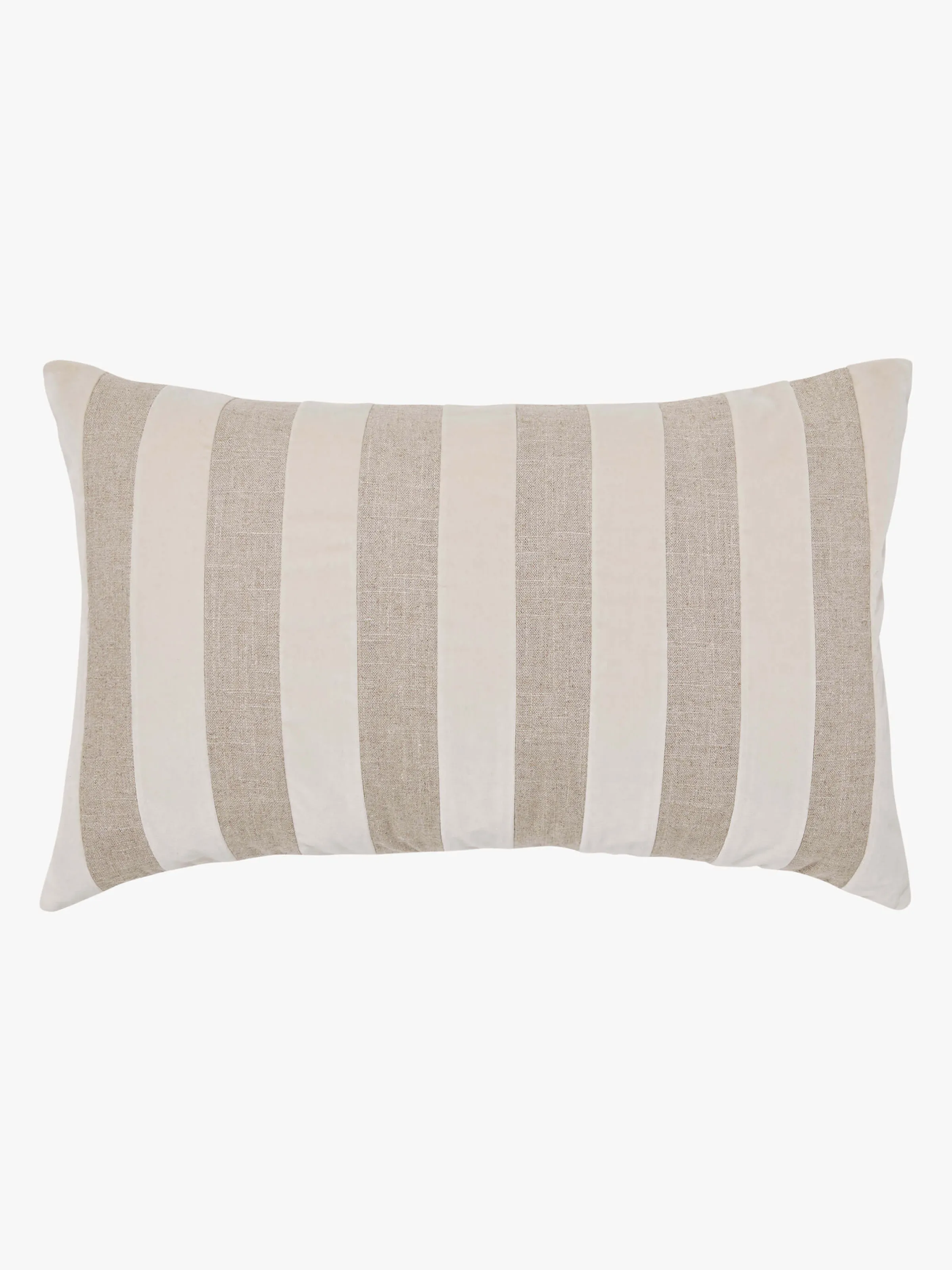 L&M Home Etro Almond Stripe Velvet Cushion Store