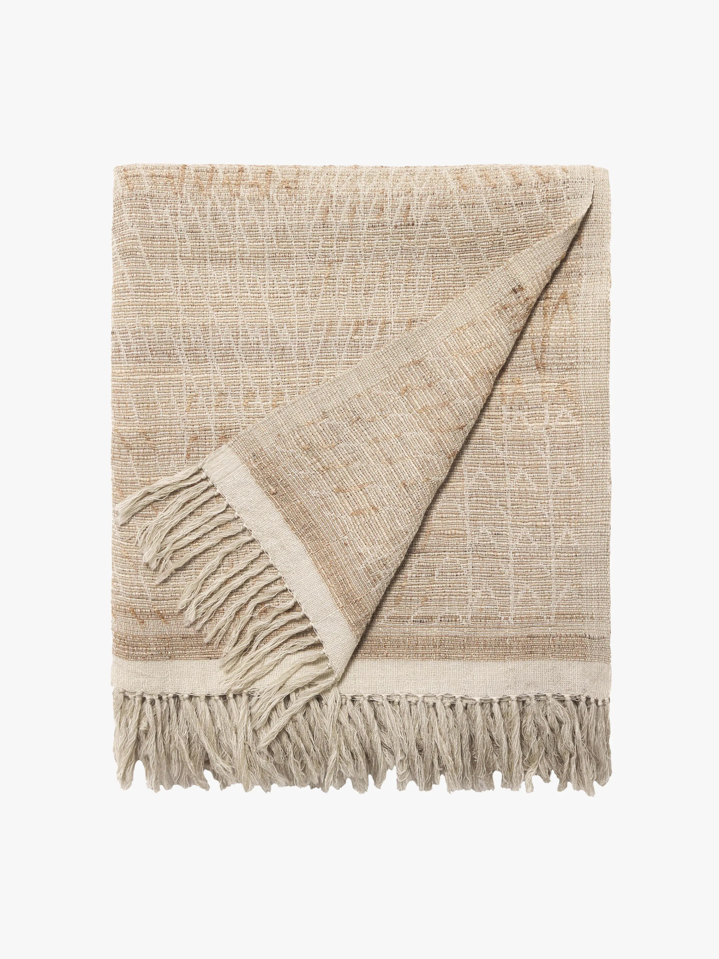 L&M Home Everley Wool & Silk Throw Hot