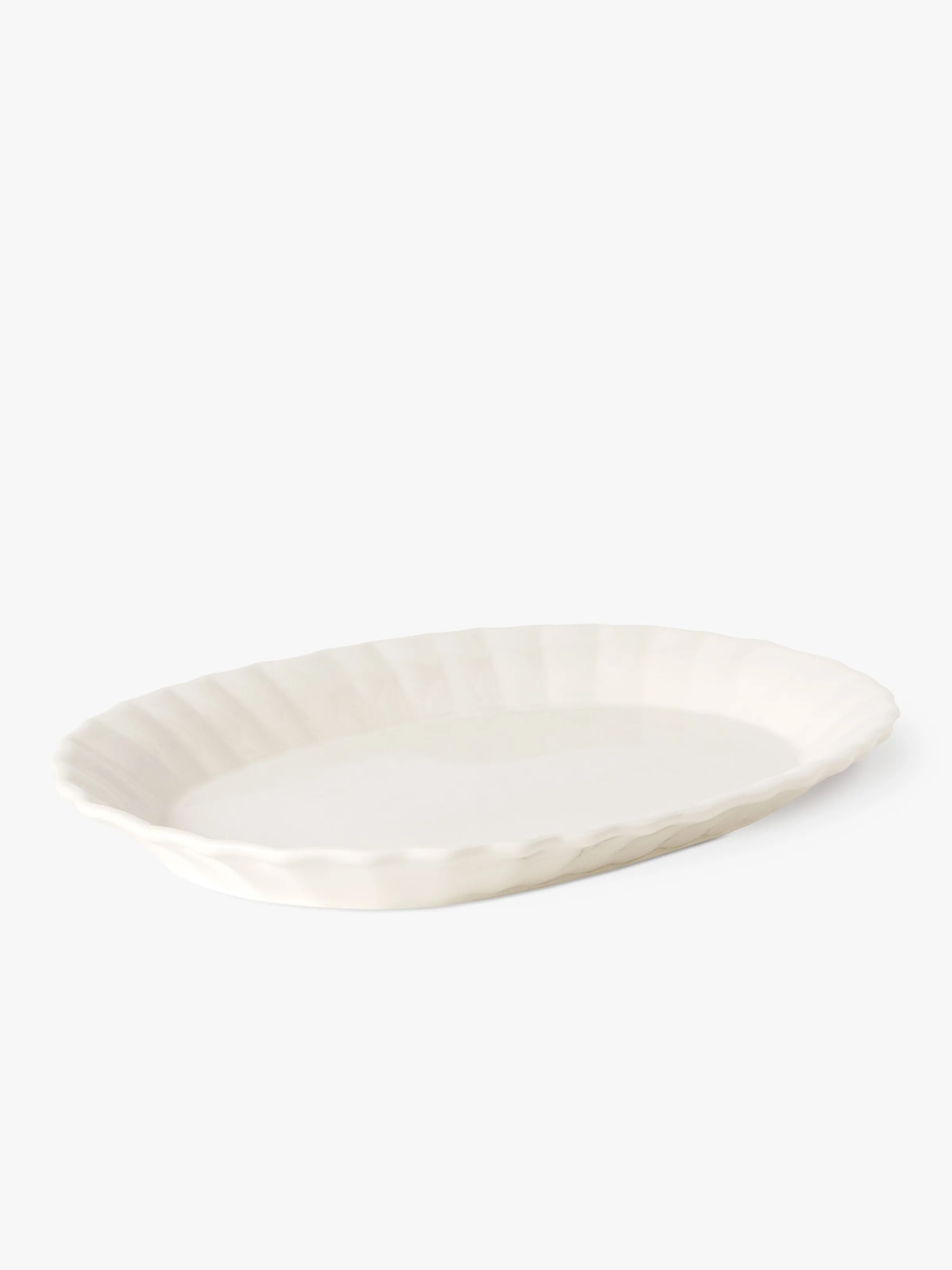 L&M Home Evora Chalk Platter Flash Sale