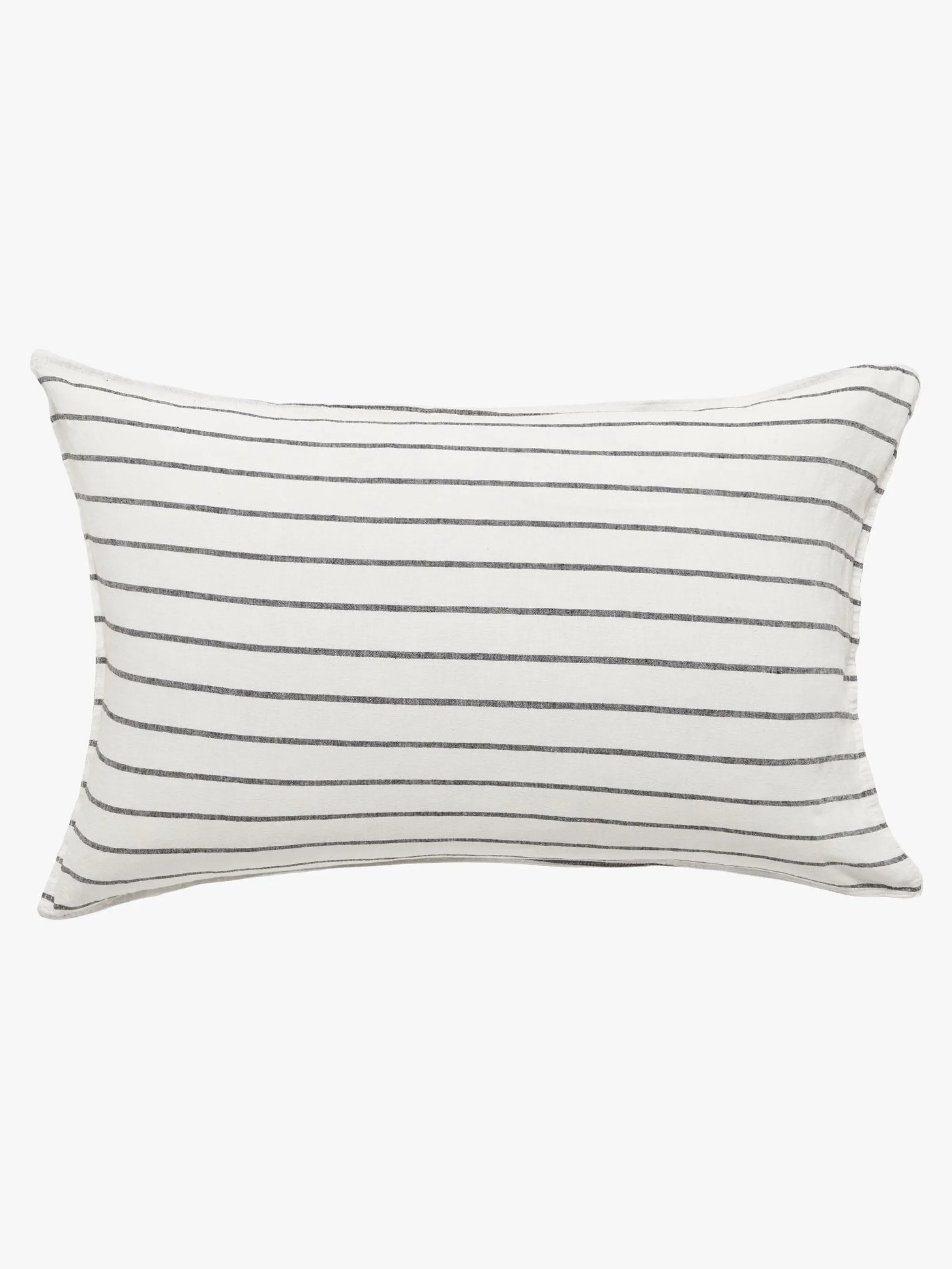 L&M Home Loft Graphite Linen & Cotton Pillowcases Flash Sale