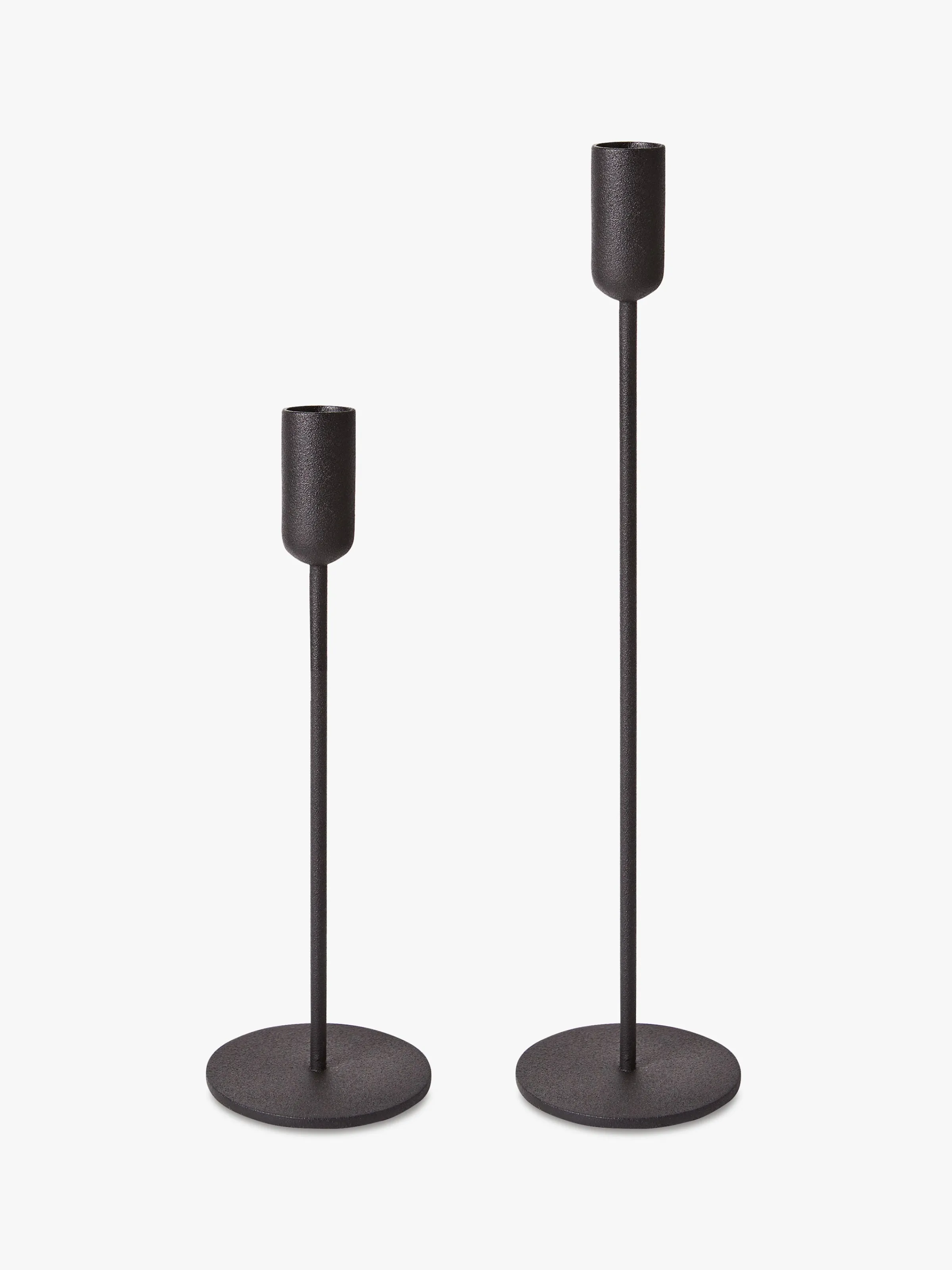 L&M Home Mona Black Candle Holder Set Store