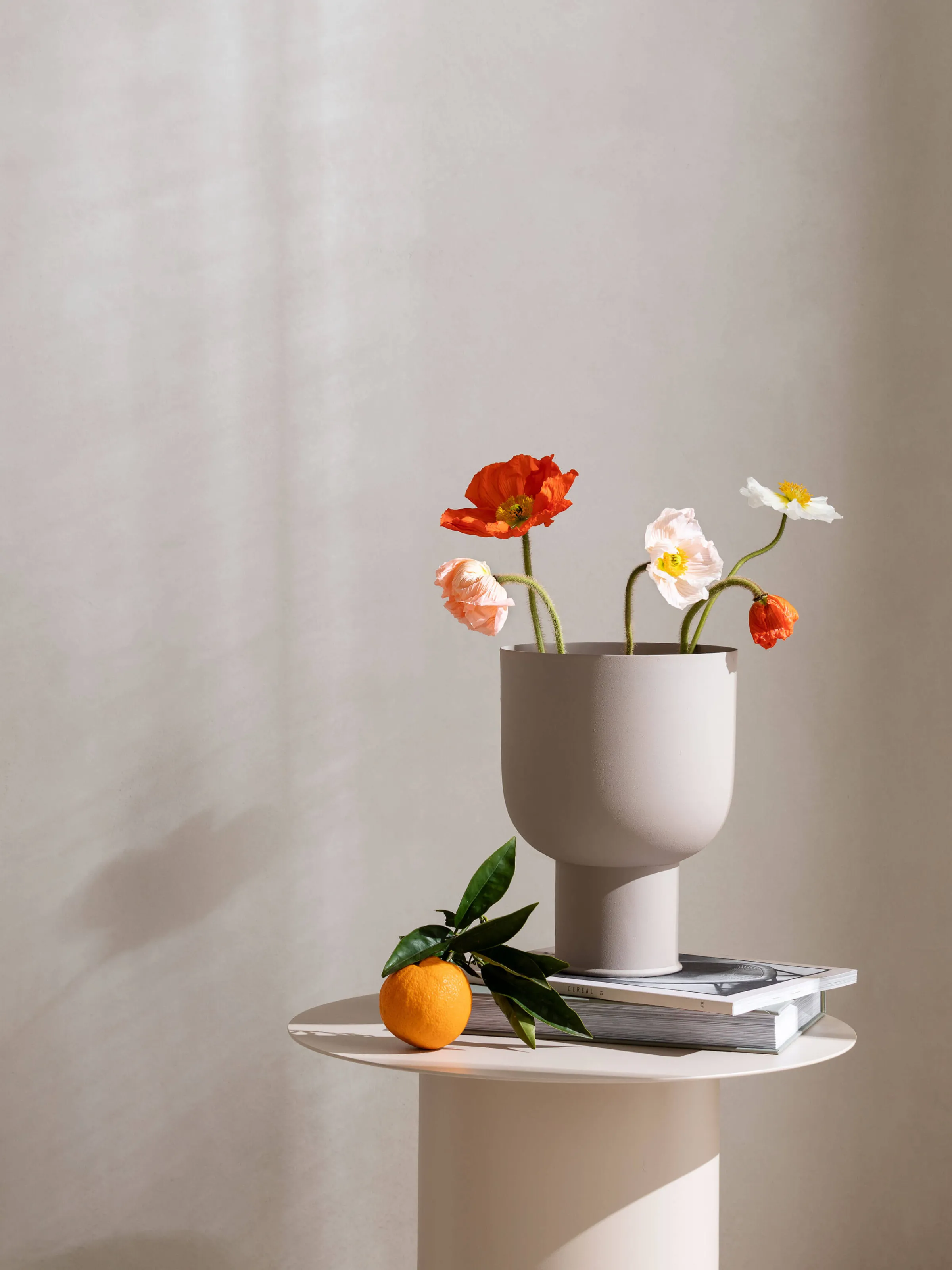 L&M Home Mona Latte Curve Planter Shop