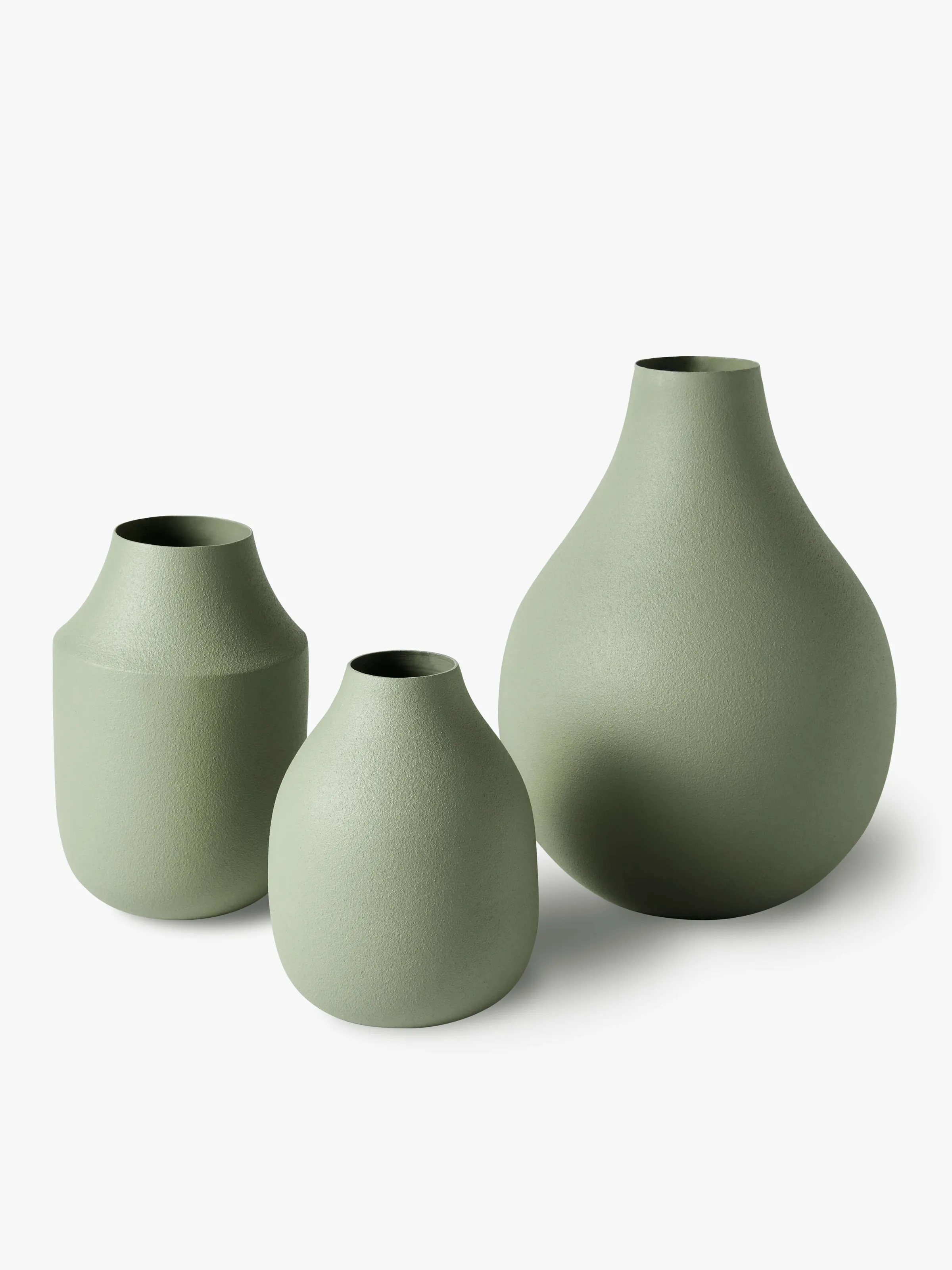 L&M Home Mona Sage Trio of Vases Store