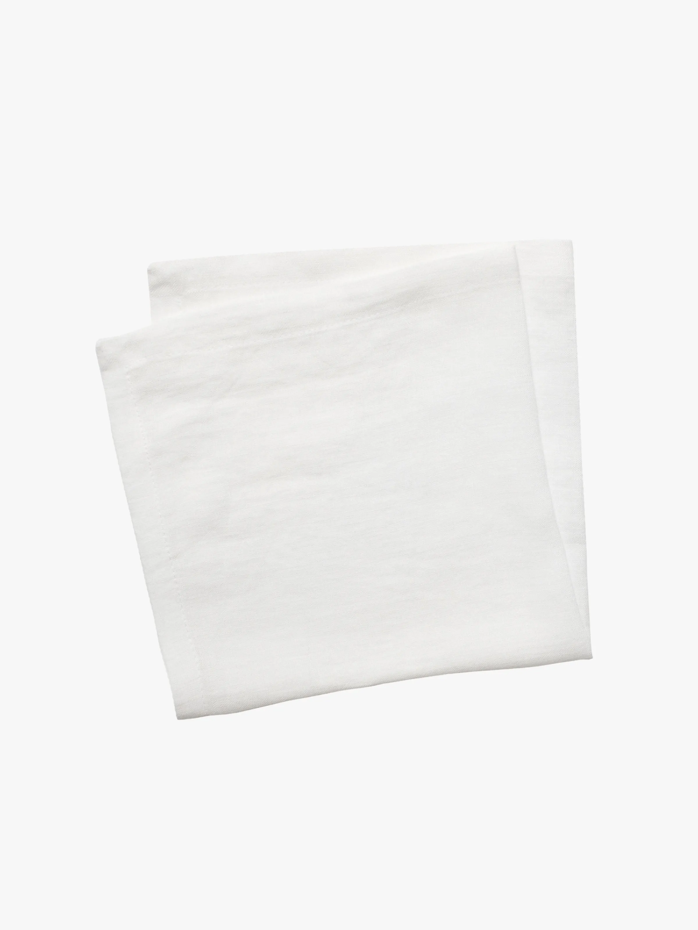 L&M Home Moss White French Linen Napkin Set Sale