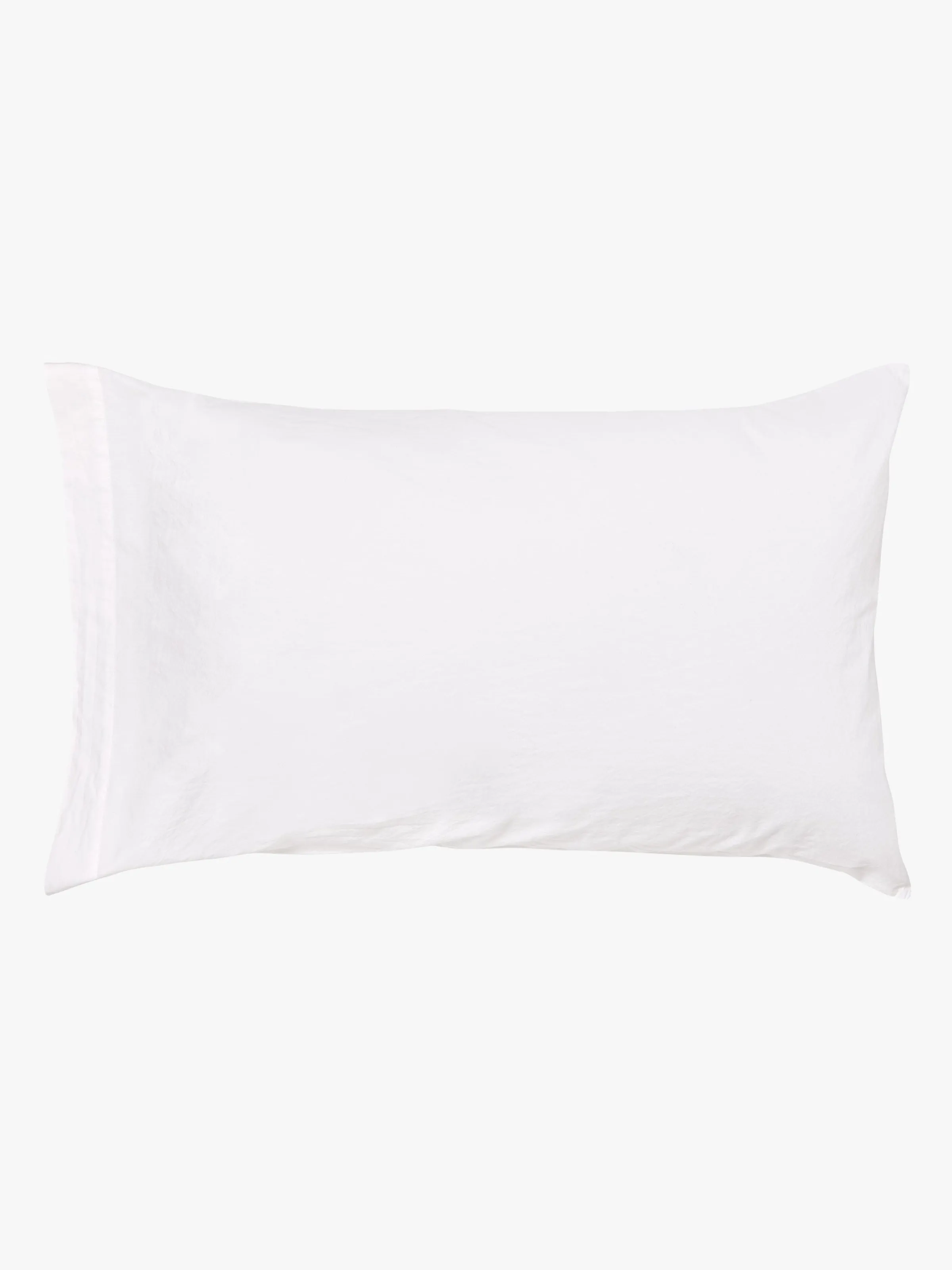 L&M Home Nordic White Portuguese Cotton Pillowcases Discount