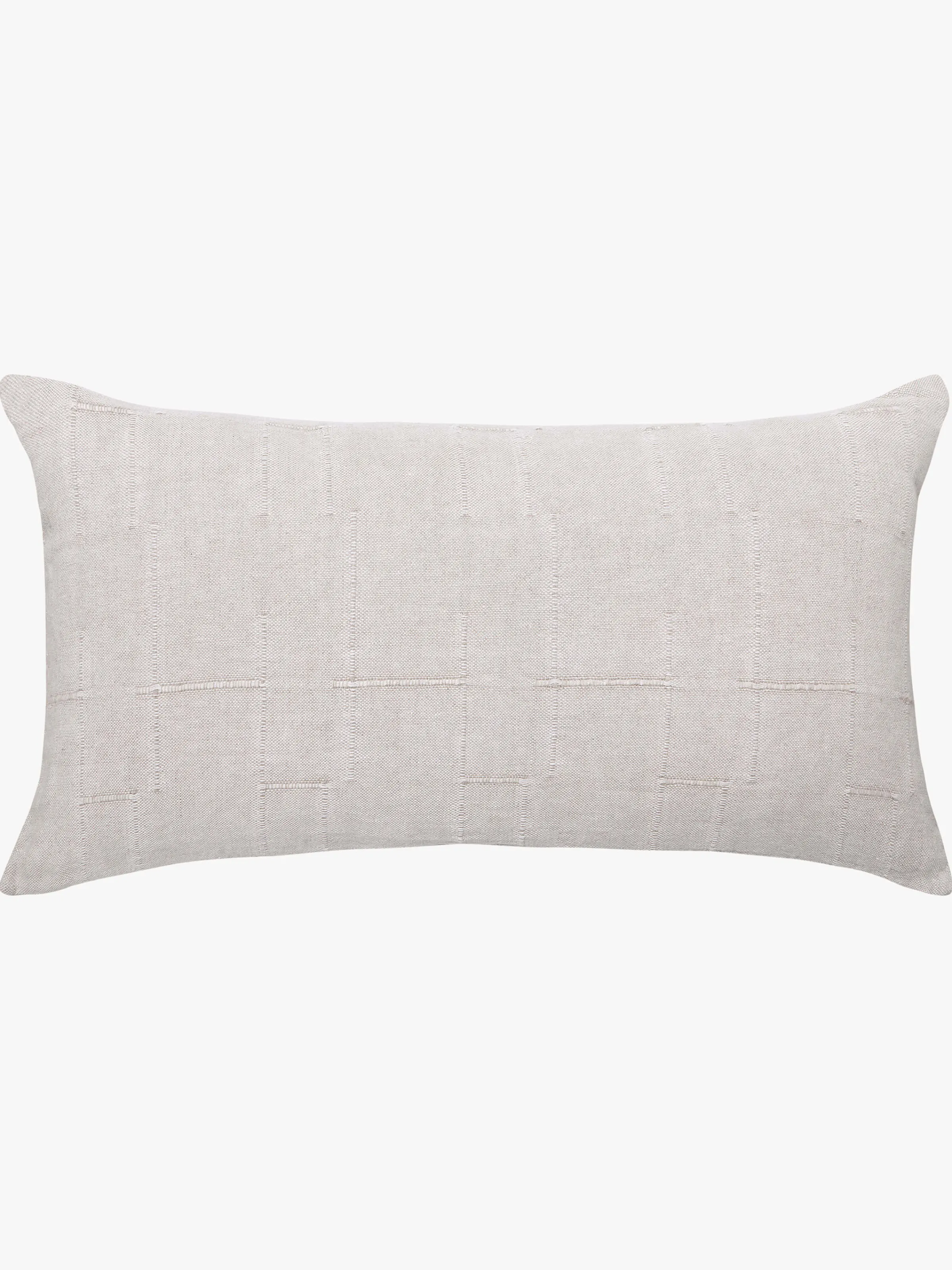 L&M Home Palermo Natural French Linen Lumbar Cushion Clearance