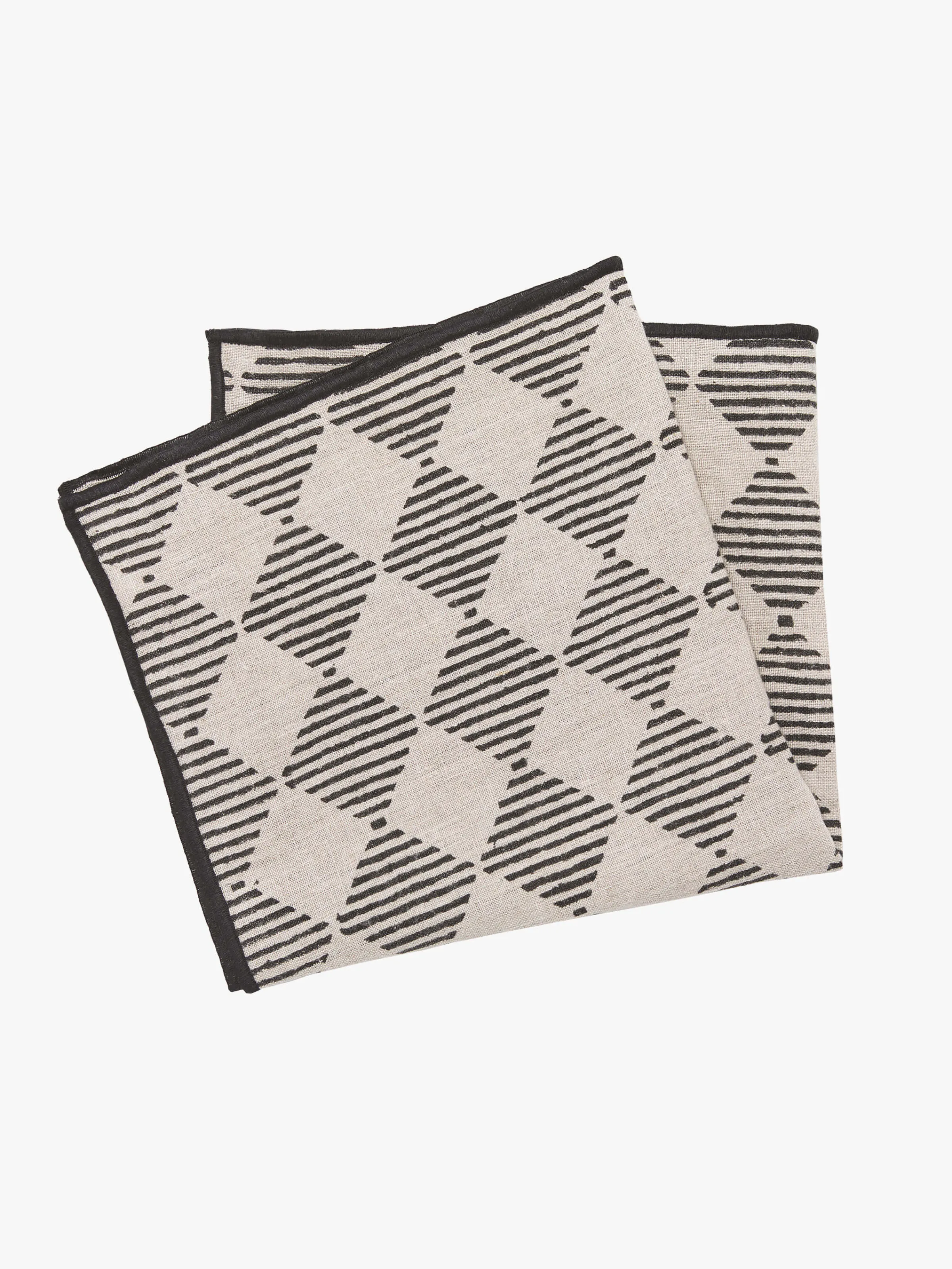 L&M Home Quinn Black Napkin Set Hot