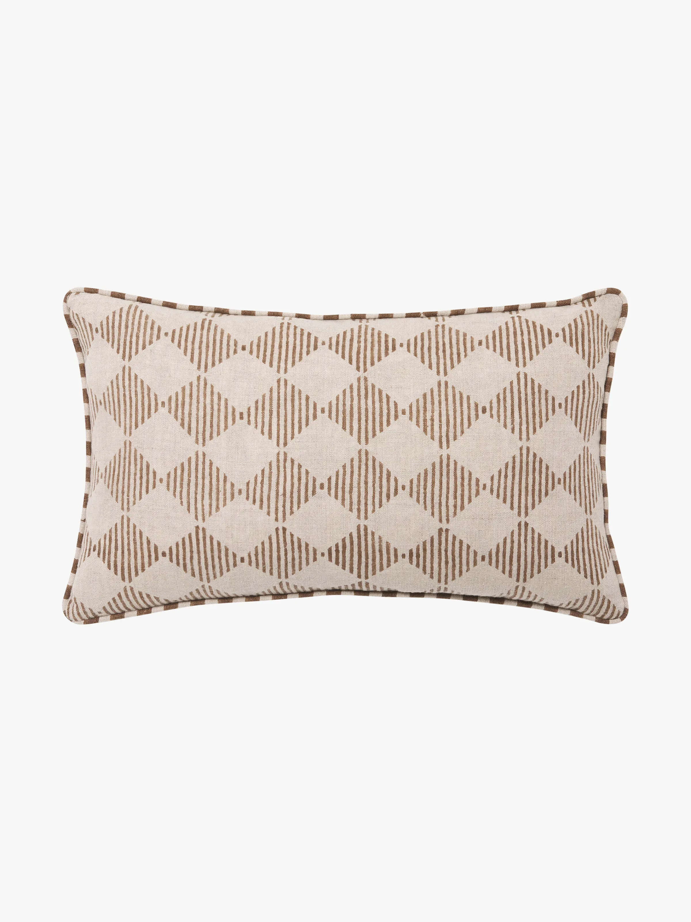 L&M Home Quinn Bronze Reversible Linen Cushion Shop