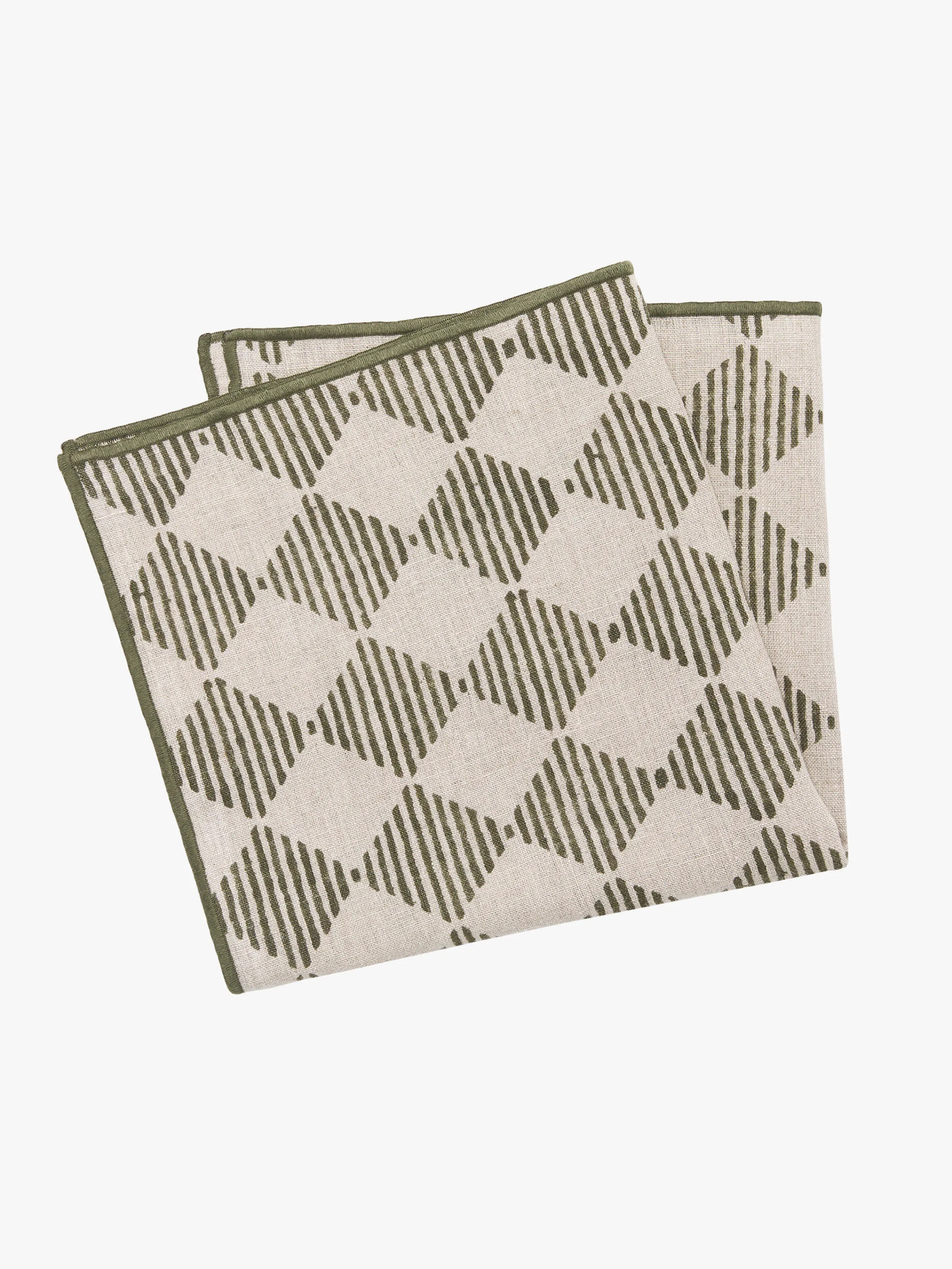 L&M Home Quinn Olive Napkin Set Cheap