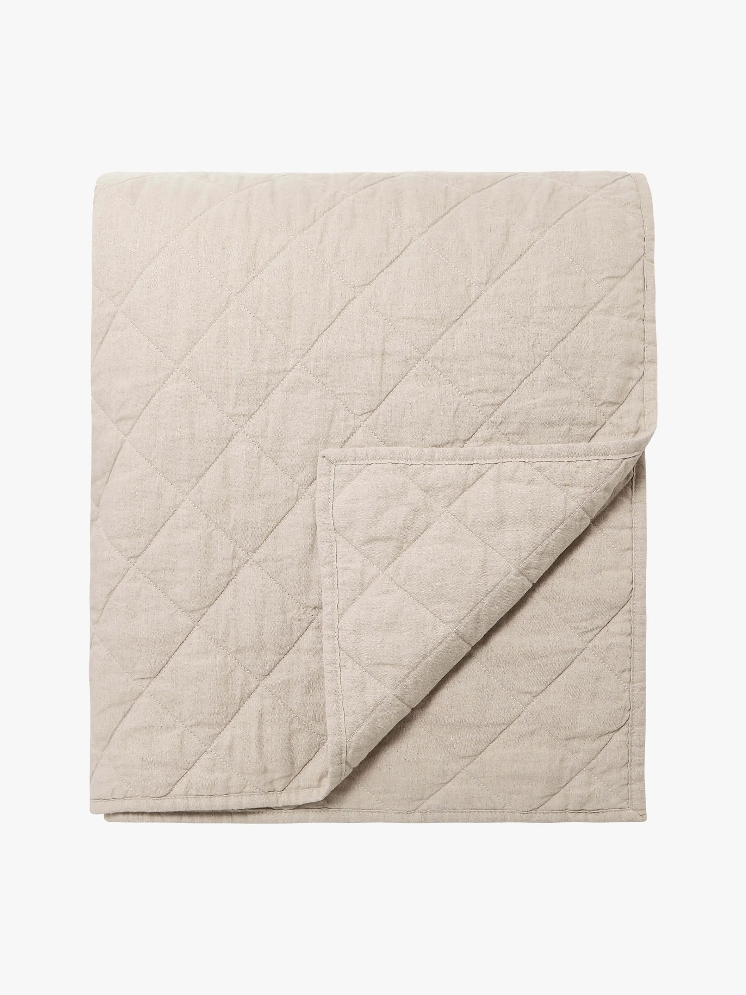 L&M Home Soho Oatmeal Linen & Cotton Quilt Online