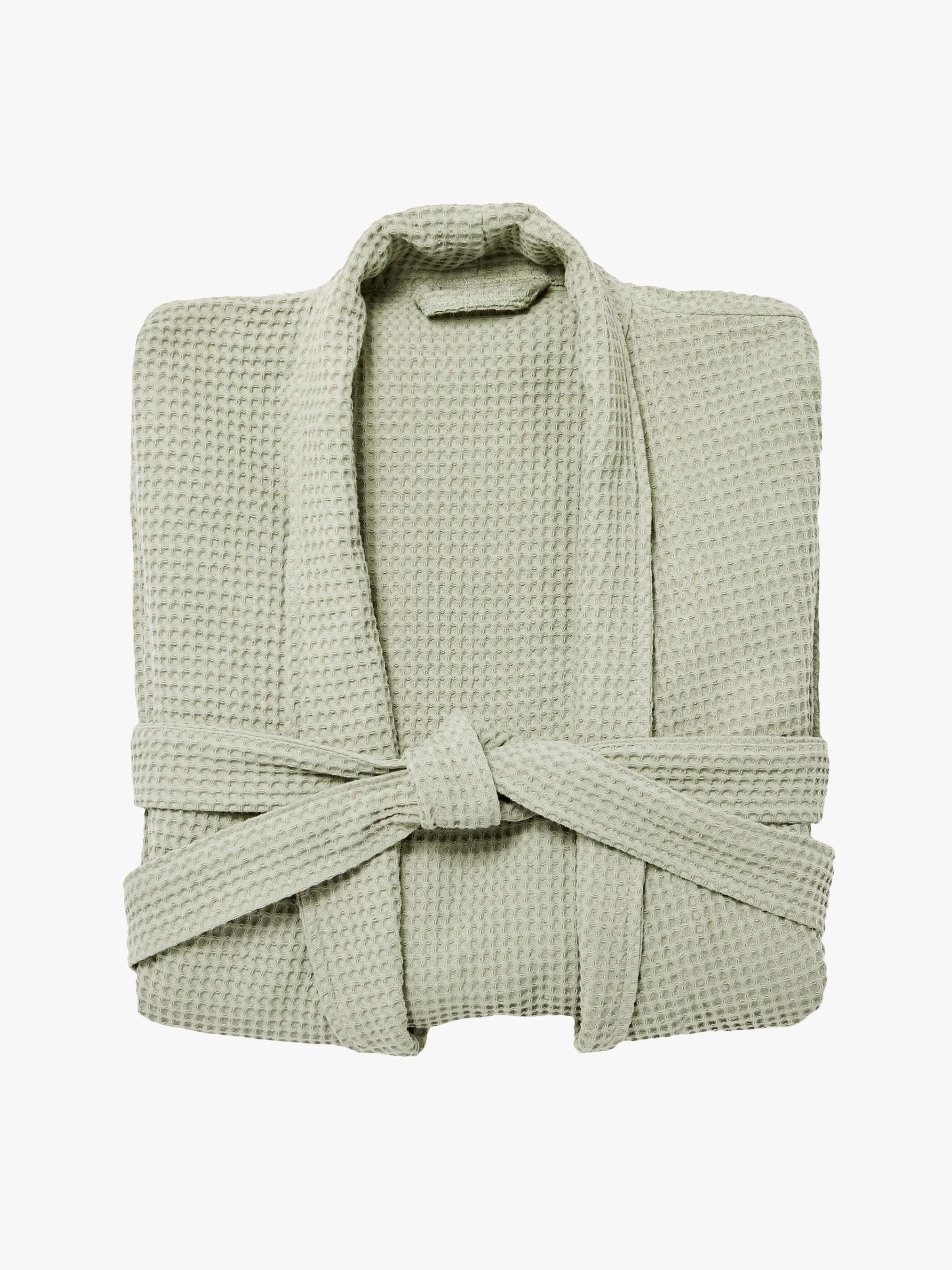 L&M Home Spa Sage Waffle Bathrobe Outlet