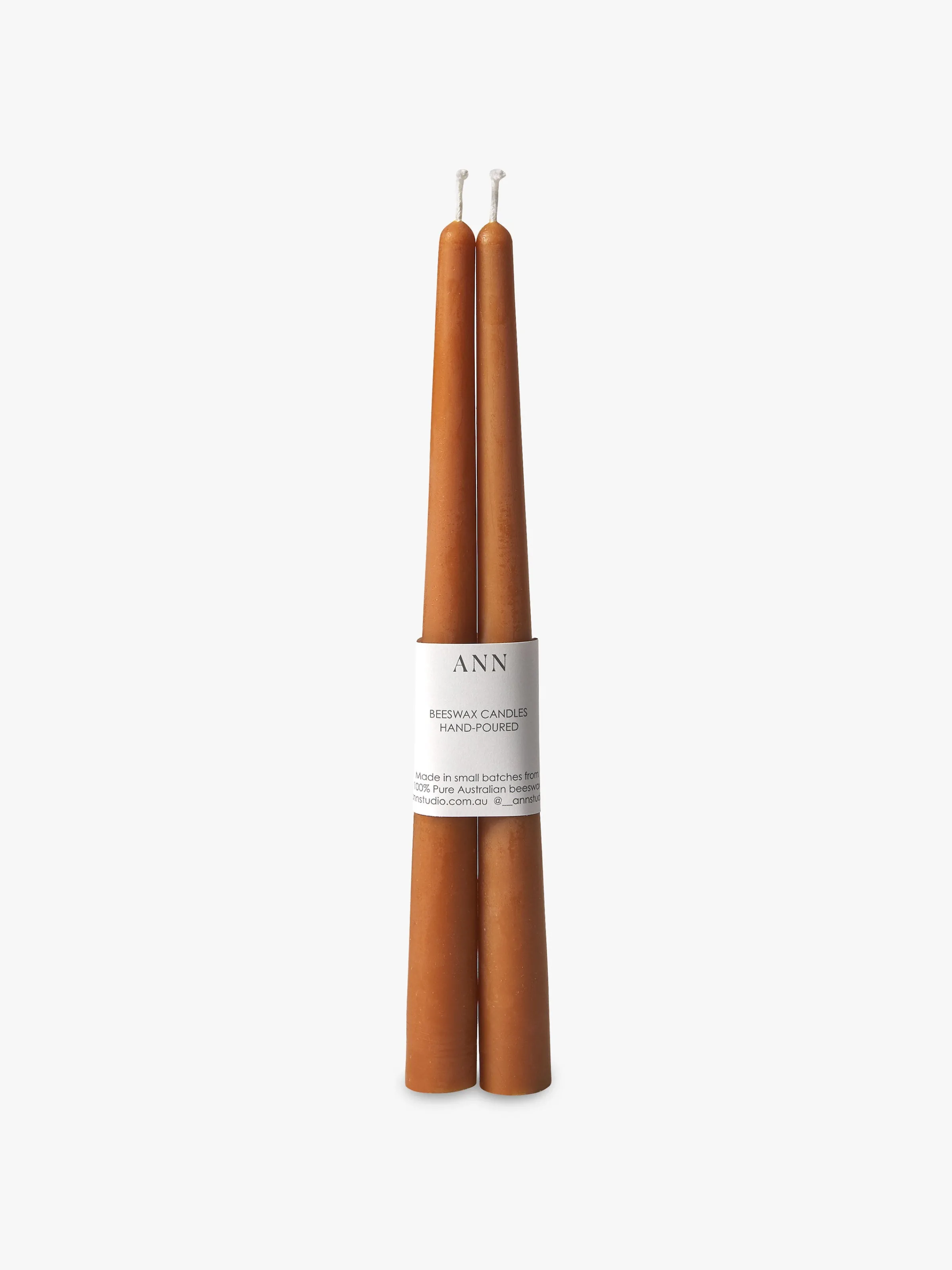 L&M Home Tapered Candle Pair - Caramel Fashion