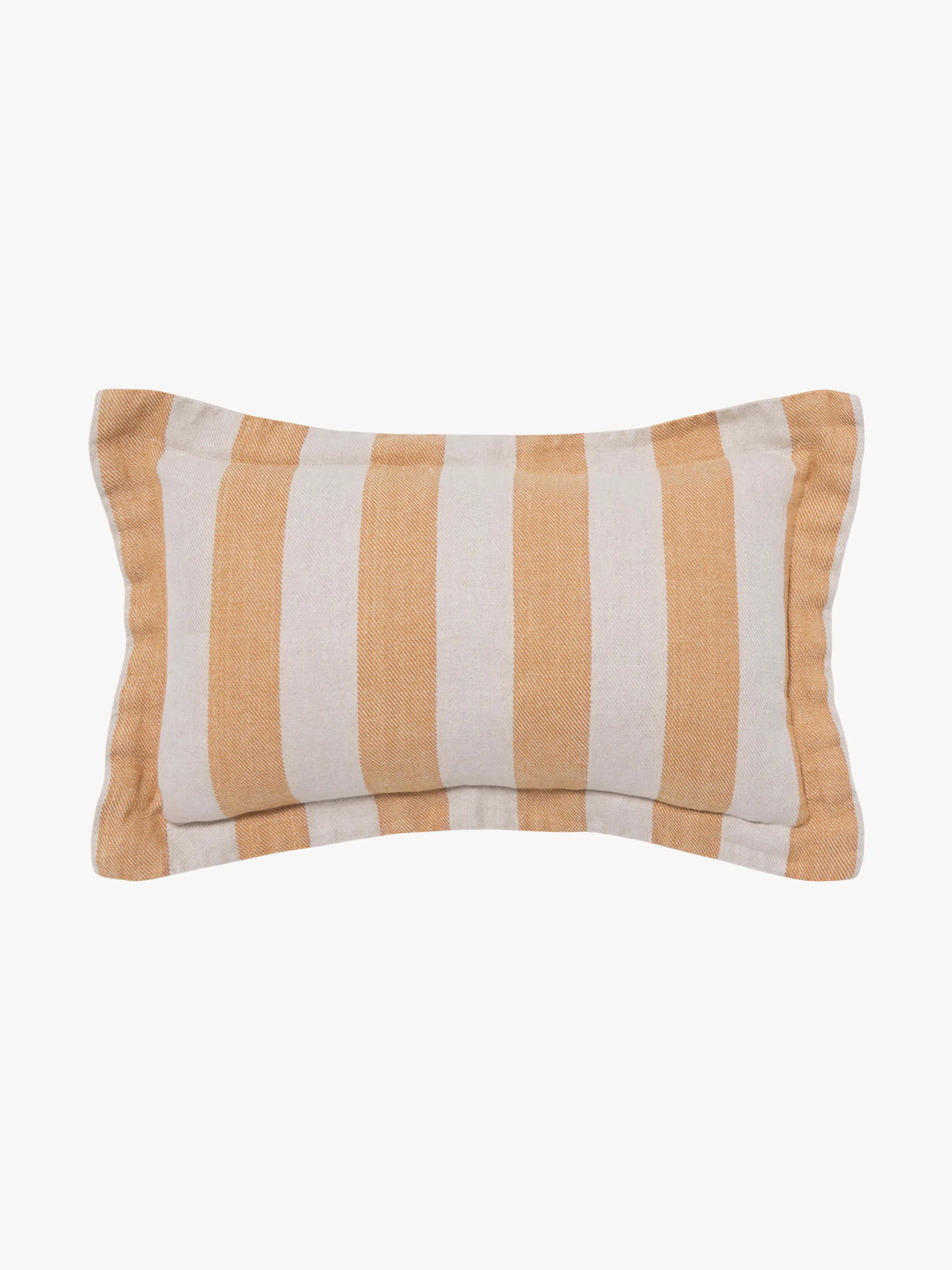 L&M Home Voyage Tangerine French Linen Mini Cushion Best Sale