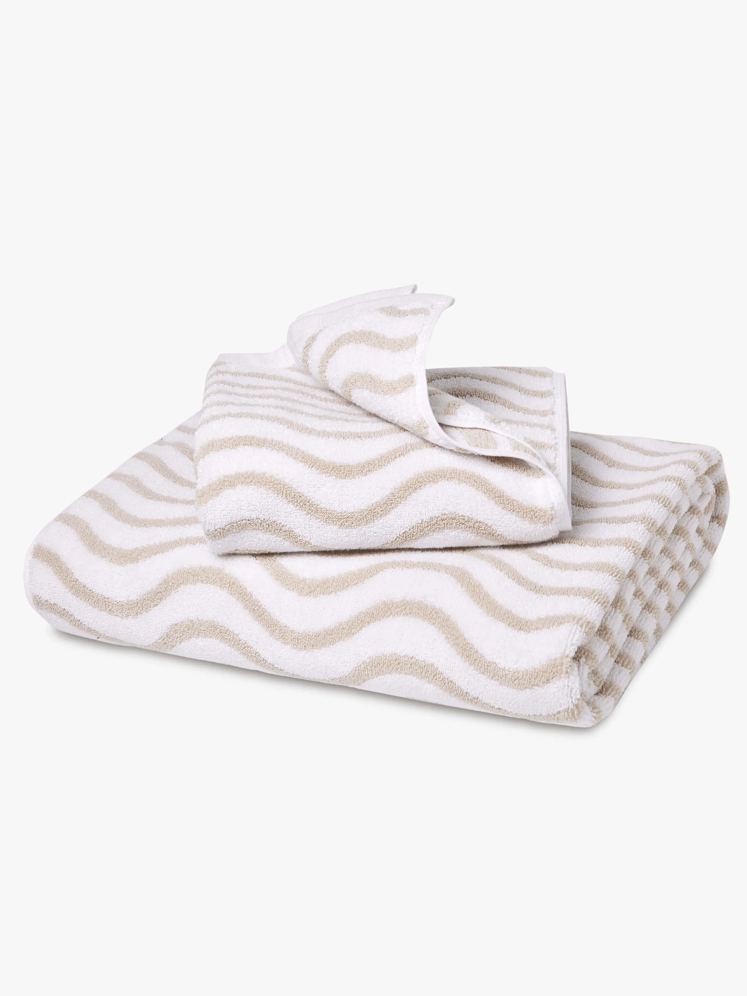 L&M Home Wave Natural Towels Flash Sale