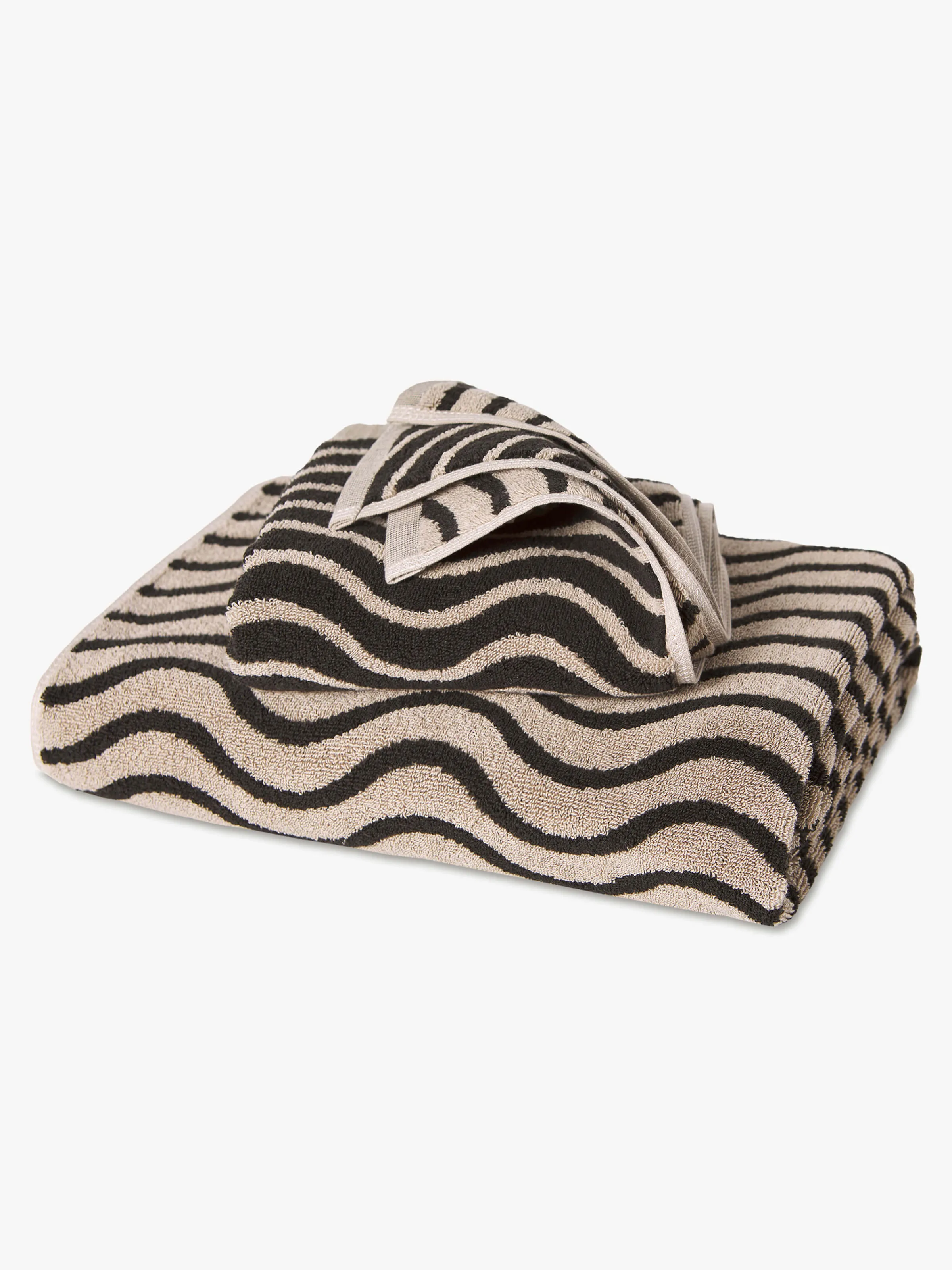 L&M Home Wave Noir Towels Fashion